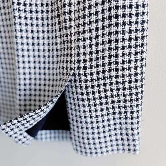 Jones New York houndstooth tweed pencil skirt size 10 Petite NEW - Picture 8 of 13